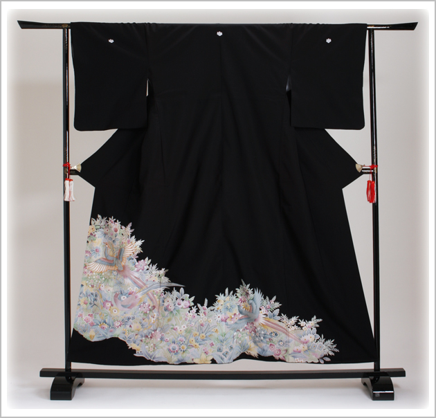 留袖 レンタル 小柄な方 NT-732 黒留袖フルセット 結婚式 40代 50代