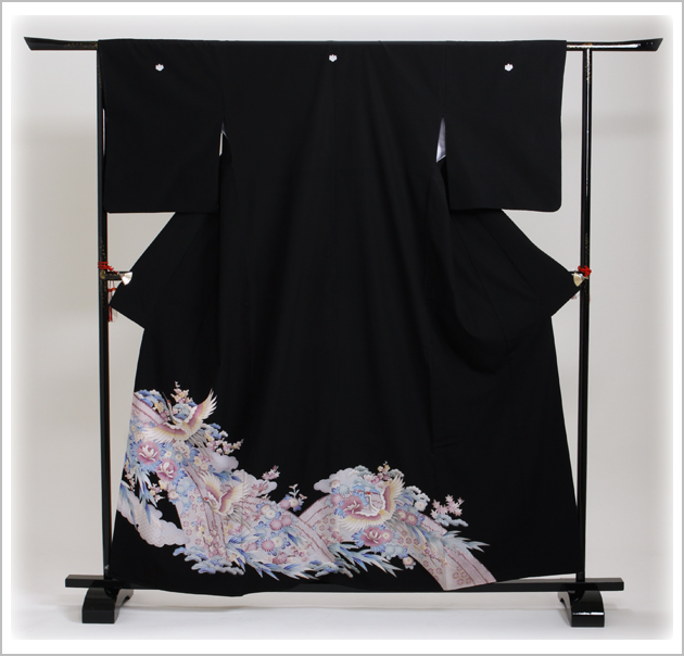 留袖 レンタル NT-725 黒留袖フルセット 結婚式 50代 60代 送料無料