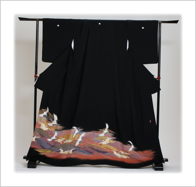 留袖 レンタル 大きいサイズ NT-L811 黒留袖フルセット 結婚式 50代 60