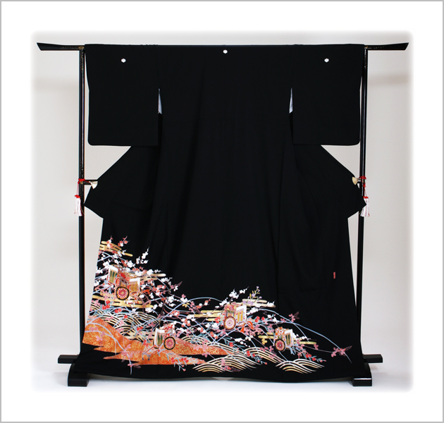 留袖 レンタル NT-596 黒留袖フルセット 結婚式 30代 40代 50代 送料