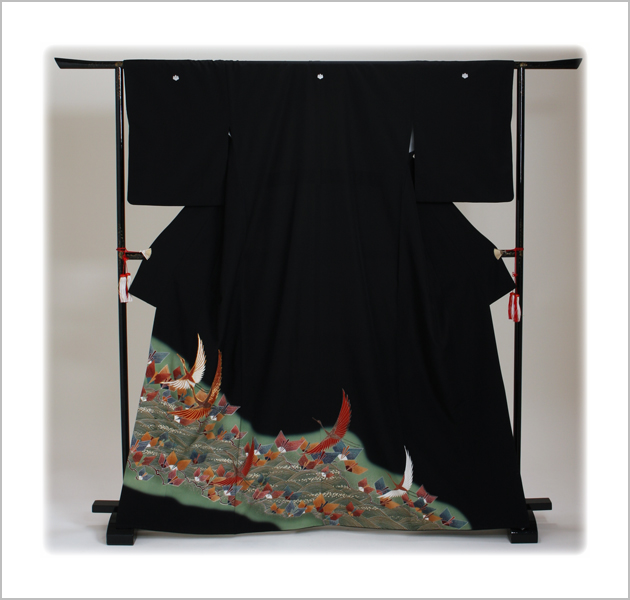 留袖 レンタル NT-737 黒留袖フルセット 結婚式 40代 50代 60代 送料