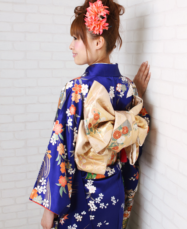 平和屋着物○豪華振袖 舞桜 金彩 正絹 逸品 AAAZ5045ph