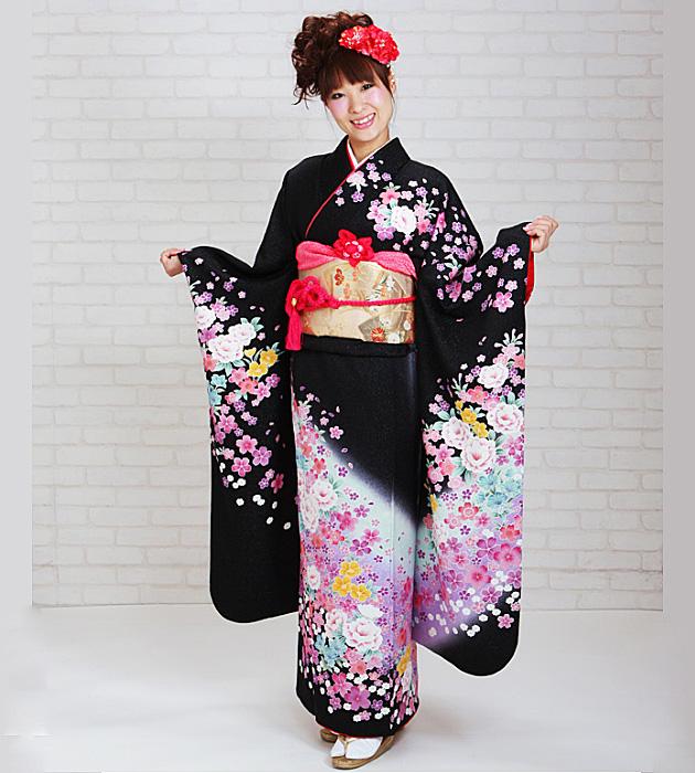 振袖 身長148-163cm 紫 pu-025 振袖 身長148-163cm 紫 pu-025