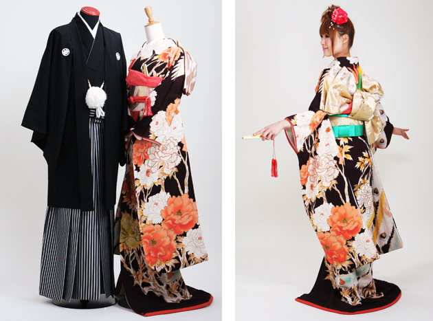 引き振袖レンタル 黒 色振袖 黒引き振袖 NT-46 花嫁 送料無料