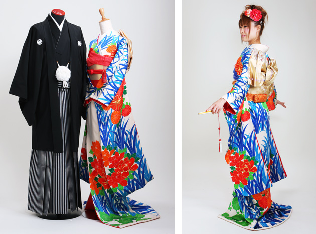 引き振袖レンタル 白ブルー 色振袖 黒引き振袖 NT-50 あやめ ブルー 花嫁 送料無料 引き振袖レンタル 白ブルー 色振袖 黒引き振袖 NT-50 あやめ ブルー