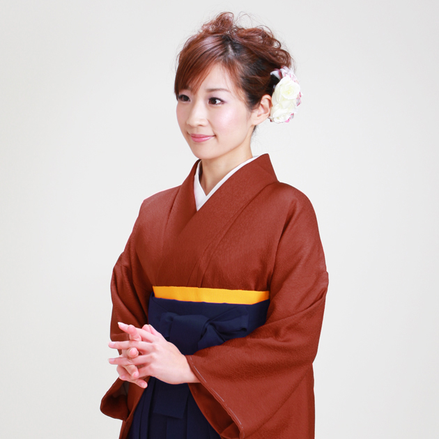 卒業式 袴セット 袴セットレディース 卒業式 袴 レンタル 先生 レンガ色 無地 送料無料 FAG0075 卒業式 袴セット 袴セットレディース 卒業式 袴 レンタル 先生 レンガ