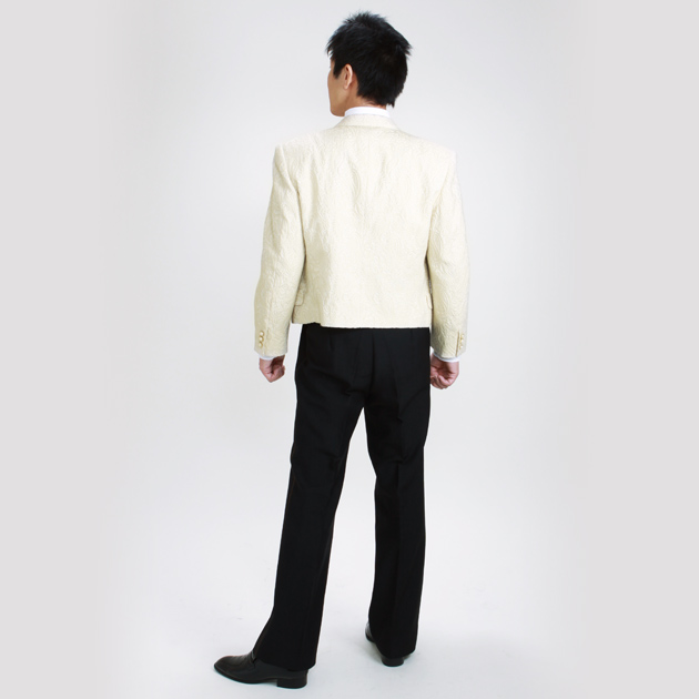 タキシード レンタル M・Lサイズ/165〜172cm/白 NT-500787 送料無料_3