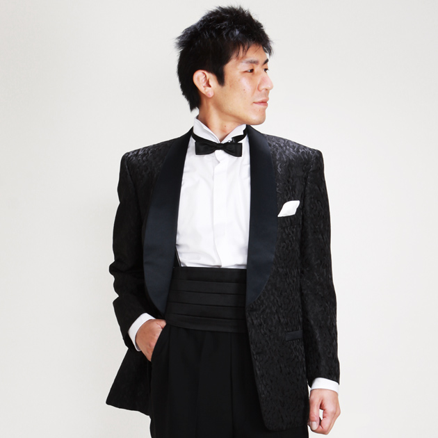 タキシード レンタル M・Lサイズ/168〜175cm/黒 NT-52270 送料無料_2
