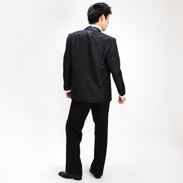 タキシード レンタル M・Lサイズ/168〜175cm/黒 NT-52270 送料無料_3