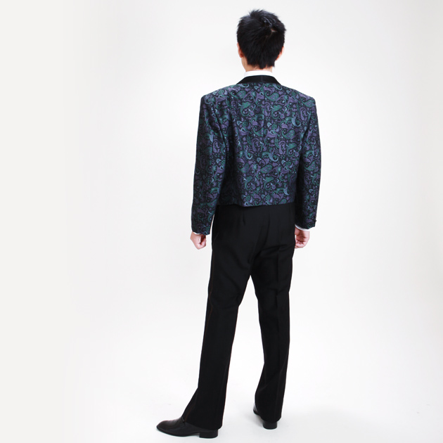 タキシード レンタル M・Lサイズ/165〜172cm/パープルグリーン NT-737