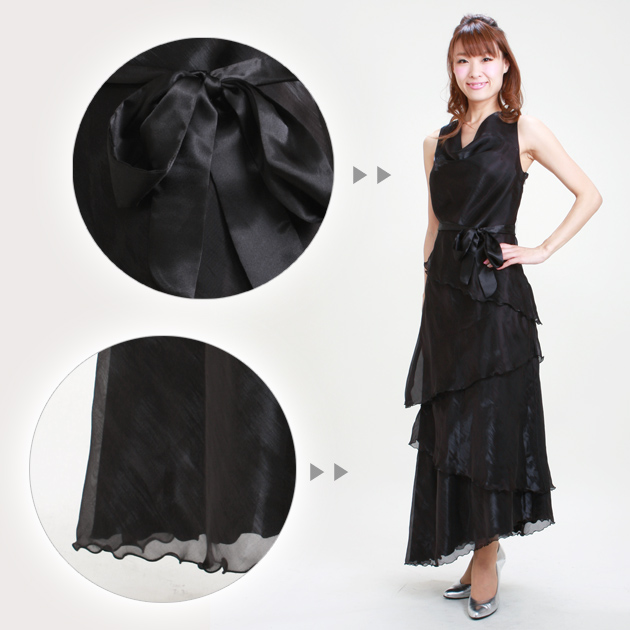 フォーマルドレス レンタル 結婚式 11号-13号 黒 ワンピース kg0352a レディースドレス 20代 30代 40代 フォーマルドレス レンタル 結婚式 11号-13号 黒 ワンピース kg-0027