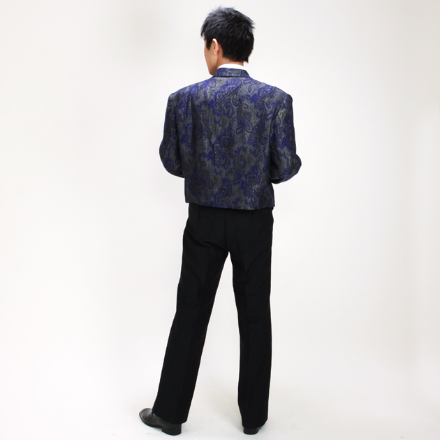 タキシード レンタル L・XLサイズ/170〜182cm/紺・ゴールド NT-2-4219 送料無料の通販は