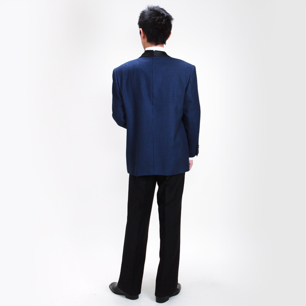 タキシード レンタル L・XLサイズ/175〜185cm/紺 NT-455 送料無料_3