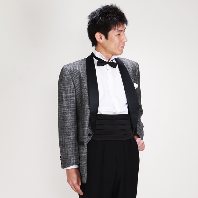 タキシード レンタル M・Lサイズ/168〜175cm/グレー NT-50672 送料無料_2