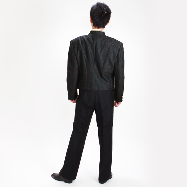 タキシード レンタル L・XLサイズ/170〜182cm/グリーンブラウン NT-743