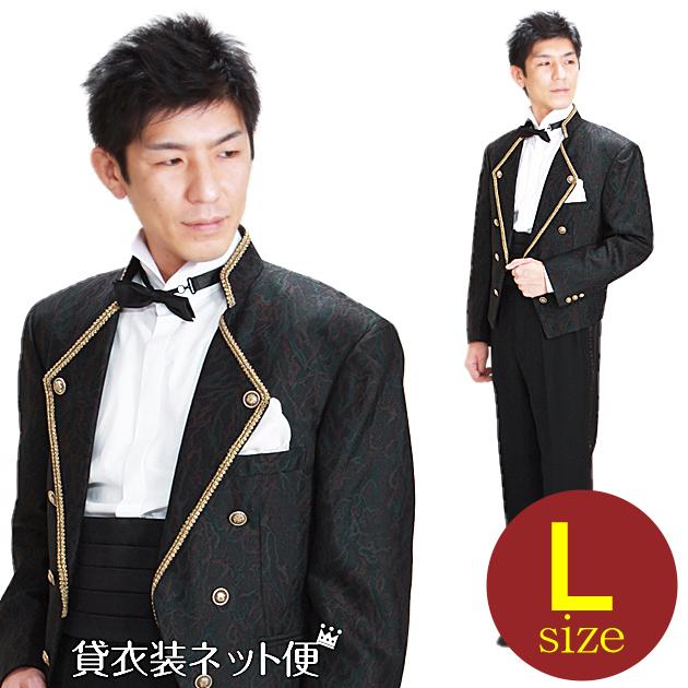 タキシード レンタル L・XLサイズ/170〜182cm/グリーンブラウン NT-743 送料無料の通販は