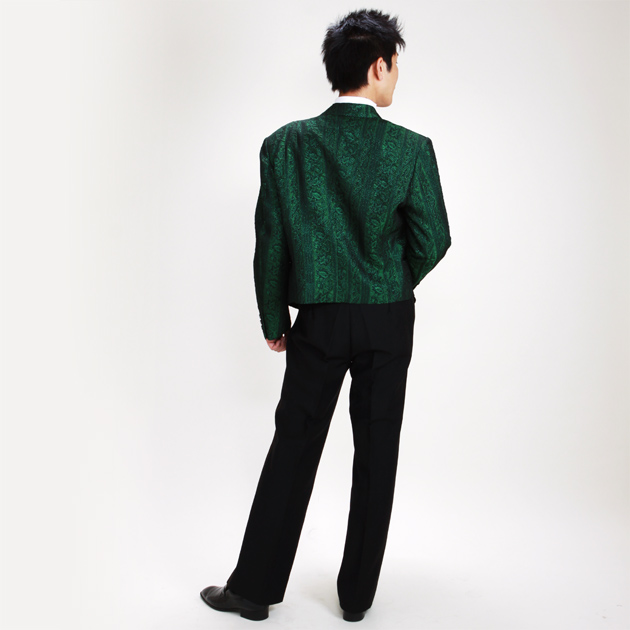 タキシード レンタル M・Lサイズ/165〜172cm/グリーン NT-MS005D 送料無料_3
