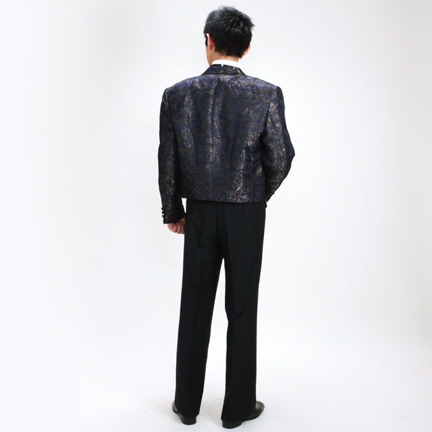 タキシード レンタル L・XLサイズ/170〜182cm/紺・ゴールド NT-ＭS024B 送料無料 タキシード レンタル L・XLサイズ/170〜182cm/紺・ゴールド NT-MS024B