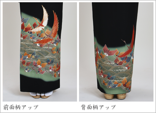 留袖 レンタル NT-737 黒留袖フルセット 結婚式 40代 50代 60代 送料