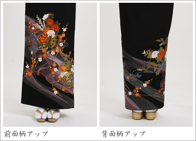 黒留袖 留袖 レンタル NT-740 黒留袖フルセット 結婚式 40代 50代 送料無料