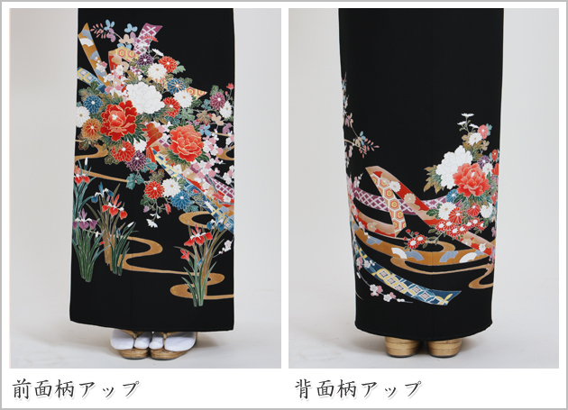 留袖 レンタル NT-903 黒留袖フルセット 結婚式 20代 30代 40代 送料