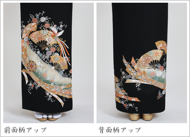 留袖 レンタル 大きいサイズ NT-L811 黒留袖フルセット 結婚式 50代 60代 送料無料 留袖 レンタル NT-919 黒留袖フルセット 結婚式 40代 50代 60代 送料