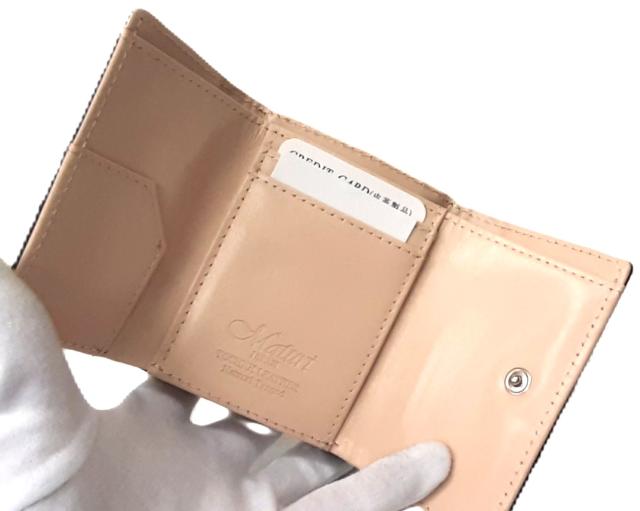 Maturi マトゥーリ】 栃木レザー 牛革 コンパクト ミニウォレット 三