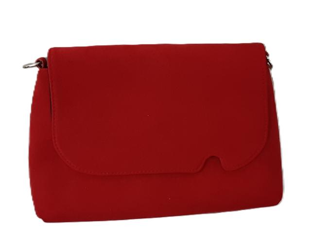 【Maturi マトゥーリ】 アルカンターラ ピスタシリーズ  エグゼクティブ サコッシュ ショルダーバッグ レディース MT-43 RED 定価79,800円