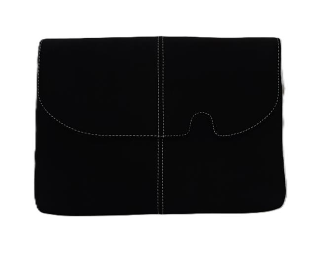 【Maturi マトゥーリ】 最高級 アルカンターラ ピスタシリーズ エグゼクティブ サコッシュ ショルダーバッグ MT-44 BLACK 定価79,800円