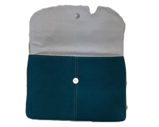 【Maturi マトゥーリ】 最高級 アルカンターラ ピスタシリーズ エグゼクティブ サコッシュ ショルダーバッグ MT-44 S.BLUE 定価79,