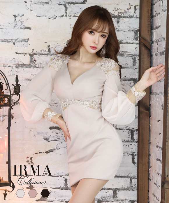 未使用保管品 IRMA ドレス パーティードレス 9 S〜M 白 - スーツ