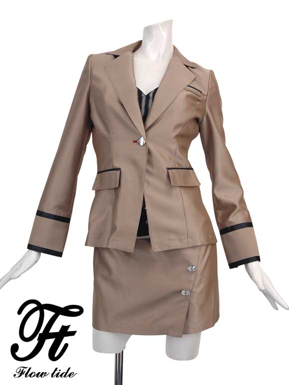 Flowtide スーツ フロータイド キャバスーツ ナイトスーツ デザインスーツ ライトブラウン 7号 S 9号 M 13 クラブ スナック キャバの通販はau Pay マーケット ドレス専門通販 Pb 1