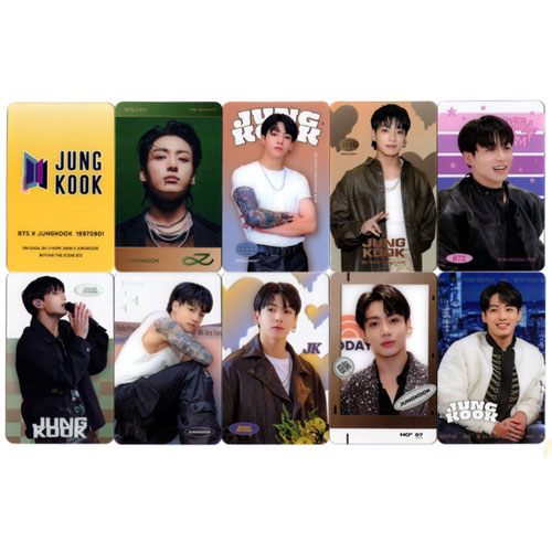 BTS ジョングク　トレカ　12枚セット 送料無料・速達】 ジョングク JUNG KOOK (防弾少年団 / BTS) グッズ