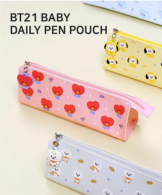 BTS (防弾少年団) 公式 グッズ [BT21]デイリーペンポーチ DAILY PEN POUCH (RJ / ジン)｜au PAY マーケット