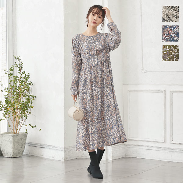 バックウエストゴム胸元前開き切り替え小花柄ロングワンピース E2343 入荷済 レディース 授乳 総柄 シワになりにくい 春新作 夏新作の通販はau Pay マーケット Topページ 神戸レタス 5900円以上で全品送料無料
