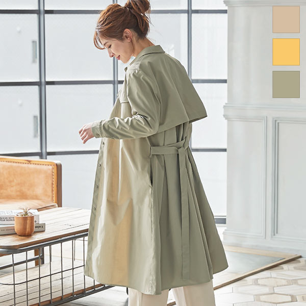 春新作 2wayトレンチワンピース E2357 入荷済 22 ギフト Or プレゼント レディース 体型カバー アウター ロング ウエストリボン ポケッの通販はau Pay マーケット Topページ 神戸レタス 5900円以上で全品送料無料