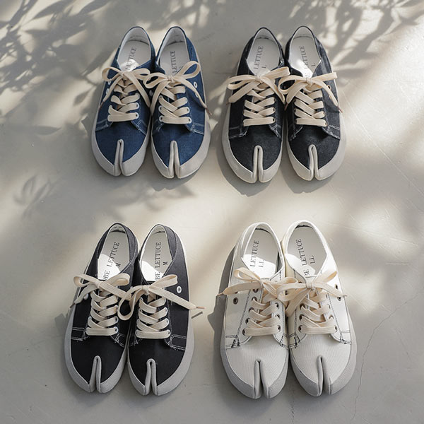 足袋スニーカー I65 入荷済 夏新作 21 レディース 体型カバー スニーカー 靴 バブーシュ デニム キャンバス ナチュラル カジュアルの通販はau Pay マーケット Topページ 神戸レタス 5900円以上で全品送料無料