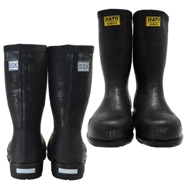 シバタ工業 防寒 長靴 パワフル3型 フェルト 安全 -30度対応 メンズ レディース 男女兼用 【別注 防滑ソール仕様】SHIBATA HATO 黒 ブラック 安全靴 業務用