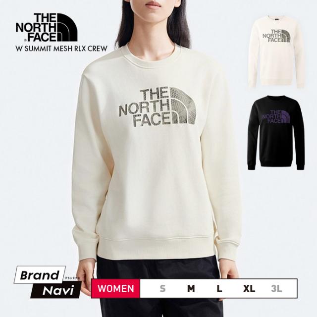 レディース トレーナー ノースフェイス 新作 秋 冬 薄手 スウェット ホワイト 白 ブラック 黒 ランニング アウトドア 山登り キャンプ コットン 綿 100％ ロングシーズン NF0A8ASU THE NORTH FACE