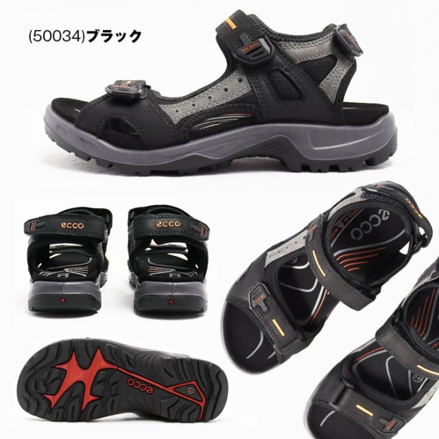 エコー ECCO メンズ オフロード ３点ストラップ スポーツサンダル OFFROAD Mens Sports Sandal 69564 アウトドア ウォーキング タウン アーバン 北欧 デンマーク 高級レザー 本革 ネイビー ブラック グレー ブラウン 男性 紳士_4