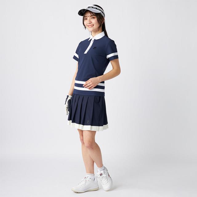FILA スコート ゴルフ レディース 御上さん用 フィラ 下穿き 押し並べて型 伸ばすこと 律動的な調子 運動すること 好いたらしい 撥水 運動競技 米国海軍