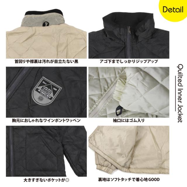 あったか 防寒ジャケット レディース レイヤード アウター 3in1 フォーセンス FOG-002L 女性 婦人 暖かい 撥水 雪 春 秋 冬_13
