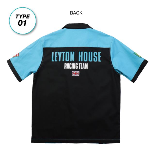 レイトンハウス 40周年記念 限定 レーシングチーム 半袖 ピットシャツ 