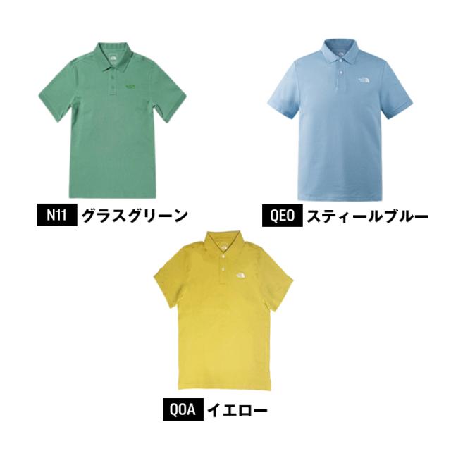 新品 ノースフェイス ポロシャツ M トップス ザ ノース フェイス THE NORTH FACE THE NORTH FACE M LOGO POLO