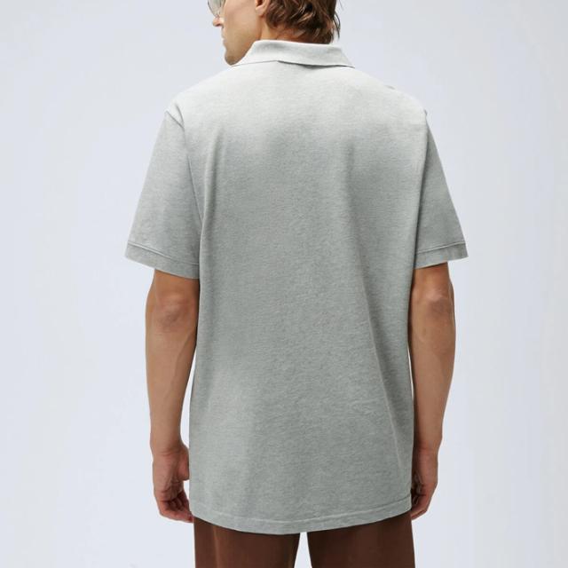 【NIKE】ナイキ（Ｌ）ポロシャツ＊ゴルフウェア＊鹿の子＊胸ロゴ刺繍＊綿１００％ NIKE GOLF ナイキゴルフ 半袖ポロシャツ ブルー系 M 中古