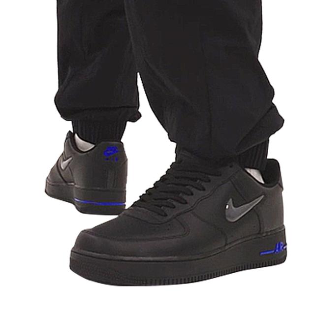 NIKE ナイキ メンズ スニーカー シューズ エアフォースワン ジュエル AIR FORCE 1 JEWEL CT3438 リフレクター ブラック ブルー
