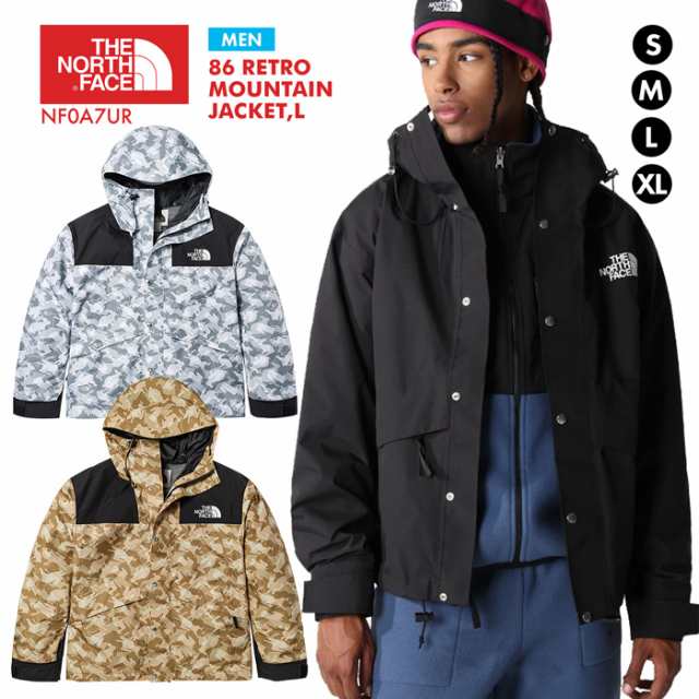 ノースフェイス ロゴ ウサギ プリント 86 レトロマウンテンジャケット メンズ ゴープコア THE NORTH FACE NF0A7UR9 耐水  アウター トップ｜au PAY マーケット