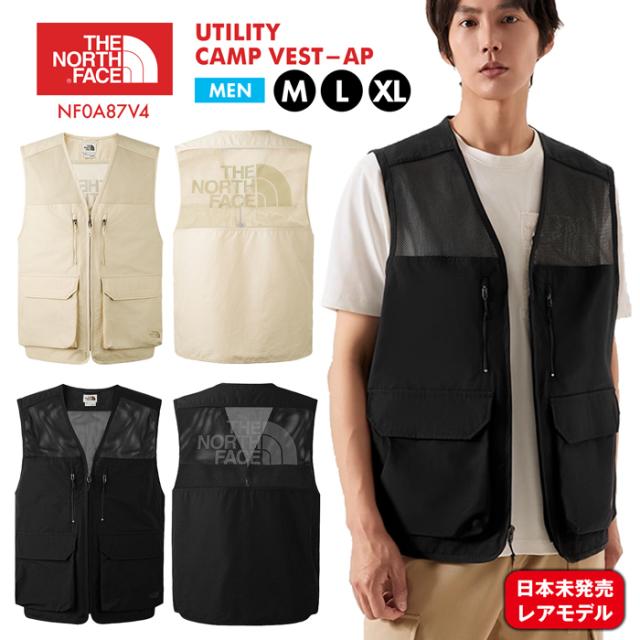ノースフェイス 新作 キャンプ ベスト UTILITY CAMP VEST THE