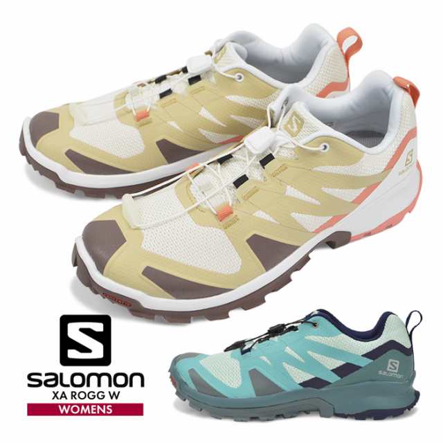 サロモン レディース トレッキングシューズ エックスエー ログ SALOMON XA ROGG スニーカー アウトドア 登山 ハイキング 交換無料