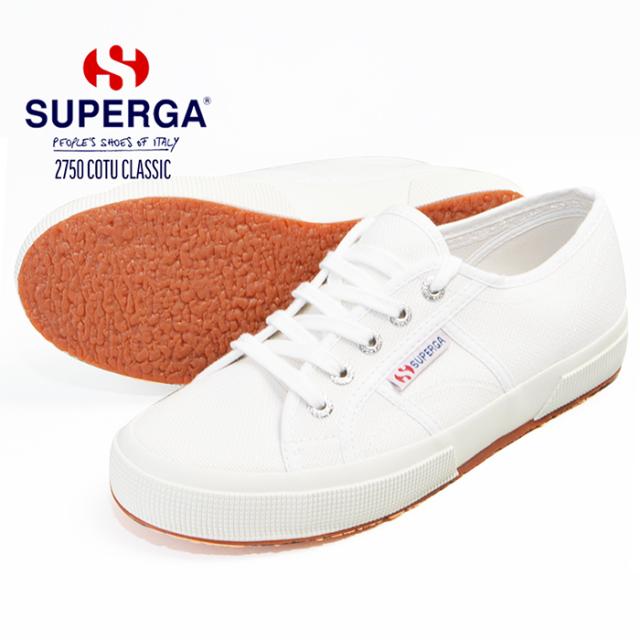 スペルガ スニーカー 靴 シューズ メンズ レディース キャンバス カジュアル Superga 2750 Cotu Classic 白 ホワイトの通販はau Wowma S Style エススタイル